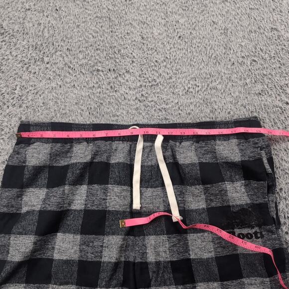 Roots Canada Pants Men Extra Large Black Gray Pajamas Casual Lounge Flannel - Picture 5 of 9
